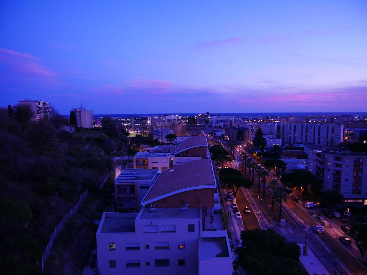 Appartement Rooftop 8 Personnes Grande Terrasse Avec Parking Quartier Aeroport Nice Ngoại thất bức ảnh
